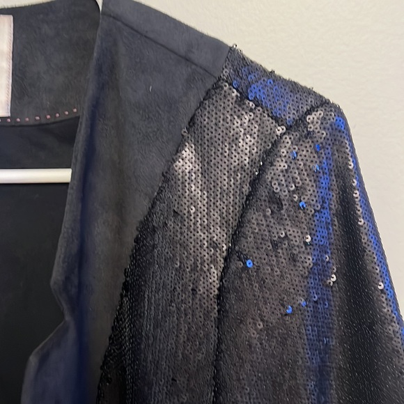 Anthropologie Shonda Sequin Jacket Size MP - Picture 4 of 6